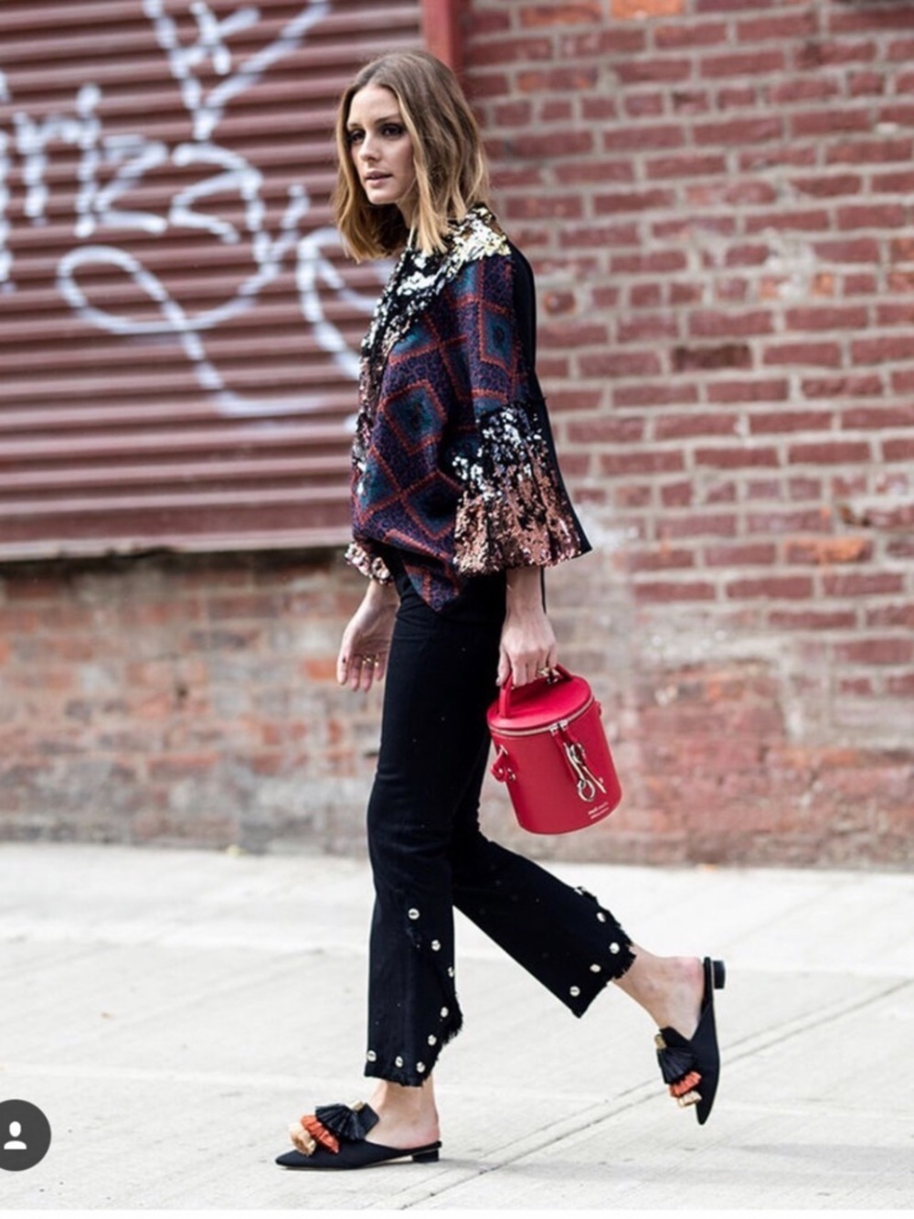 Citizens Of Humanity Drew Fray High-Rise Crop Kick Flare Jean- 28 Studded Soirée